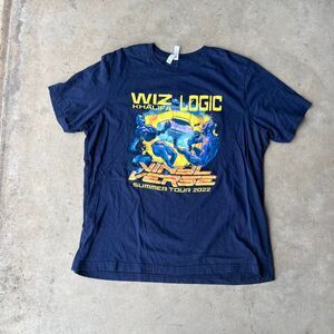 Wiz Khalifa X Logic 2022 Vinyl Verse Band tee Mens size XXL